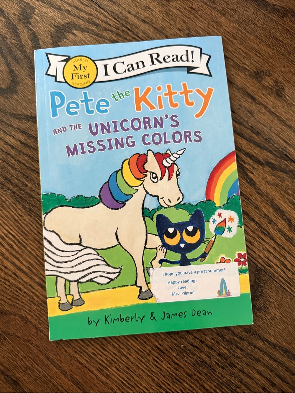 Pete the Kitty and the Unicorn's Missing Colors I Can Read My First Reading Book